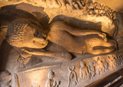 Reclining Buddha at Ajanta