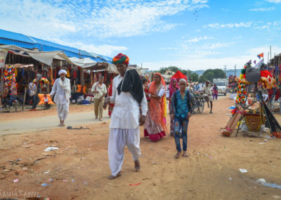 Family at the Pushkar fair