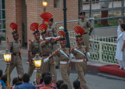 Beating Retreat at Wagah Border