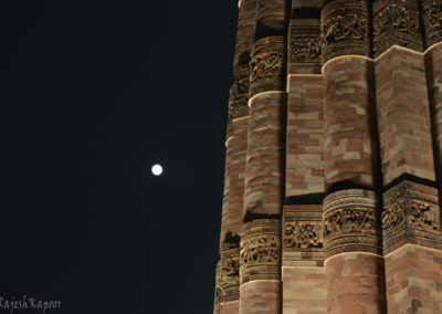 Illuminated Qutb Minar