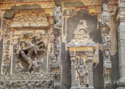 Sculpted Panel at Kailasanath Temple