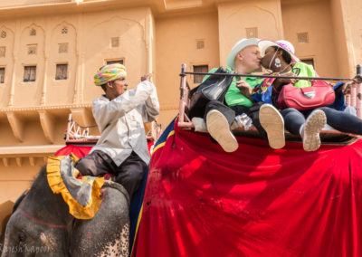 Elephant Ride to Amer Fort