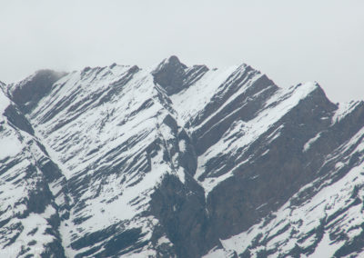 Snow Laden Mountains